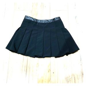 Pleated mini skirt